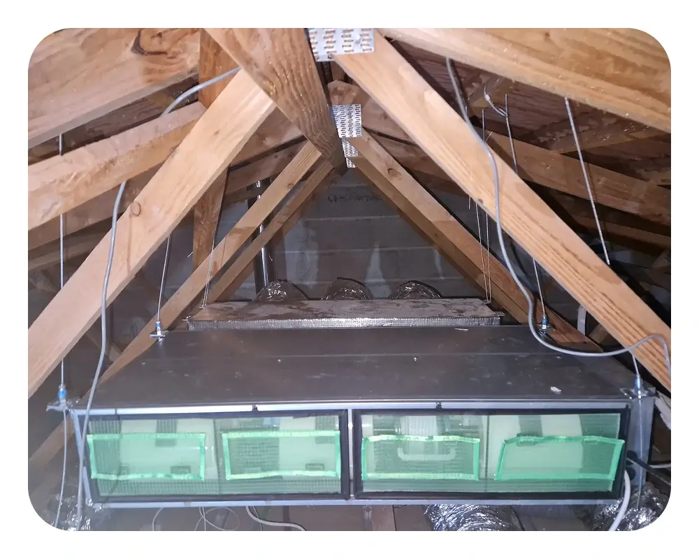 installation d’un système gainable Gree avec régulation Koolnova à Pont-de-Chéruy