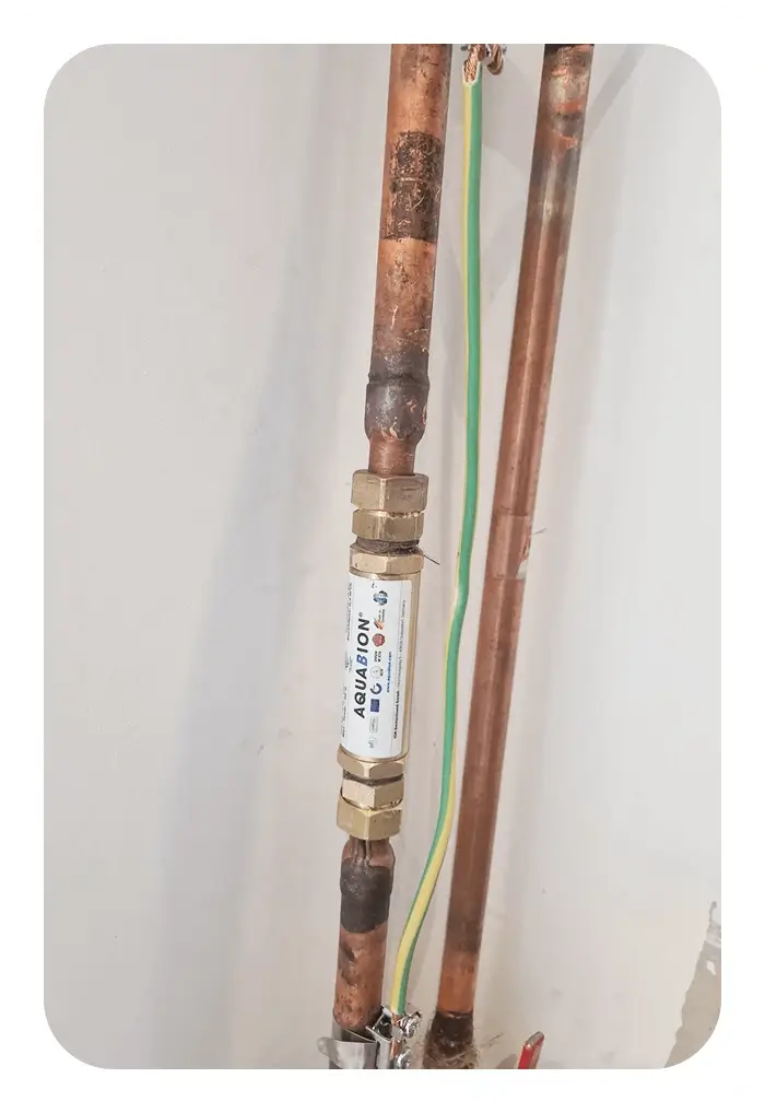 cartouche anti calcaire Aquabion installée à Tramoyes