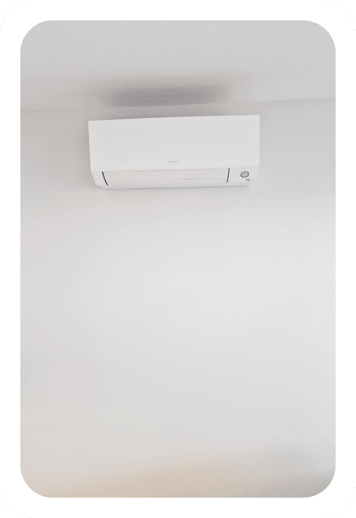 unité intérieure climatisation DAIKIN installée dans appartement à Meyzieu en juin 2025