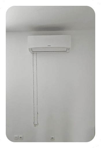 unité intérieure climatisation monosplit appartement Lyon 8 août 2025