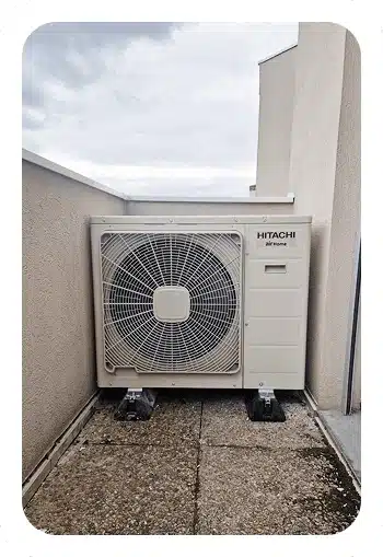 groupe extérieur climatisation multi split Hitachi AirHome 400 Villeurbanne