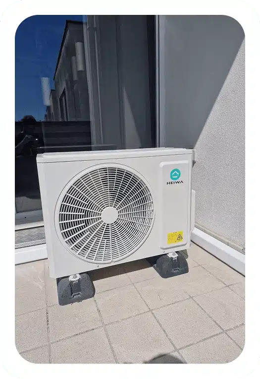 groupe extérieur d'une climatisation multi split installé dans une maison à Caluire-et-Cuire en juin 2026