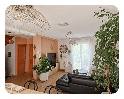 réseau intérieur climatisation gainable dans une maison à Beynost en juin 2026