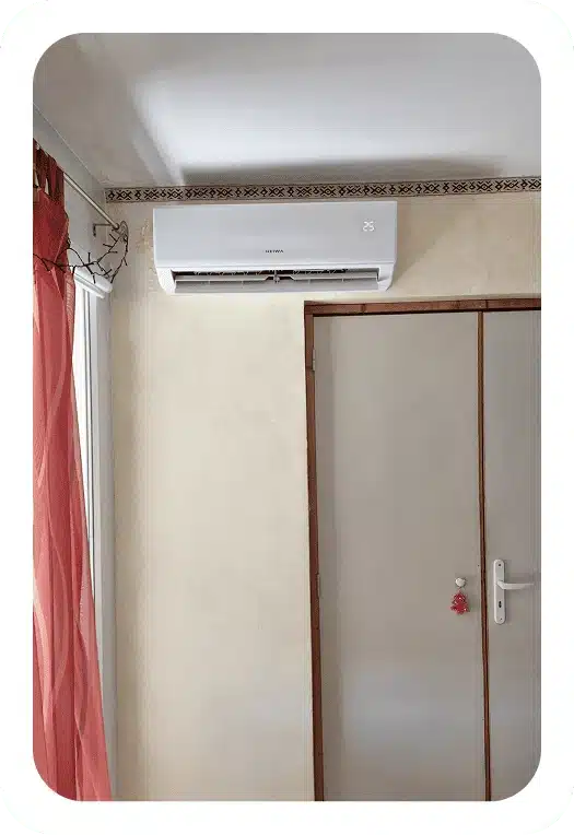 unité intérieure Heiwa pour climatisation d’un appartement à Saint-Priest