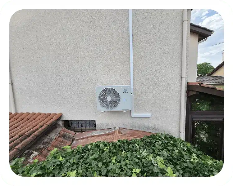 groupe extérieur du bi-split Heiwa Zen+ installé à Meyzieu