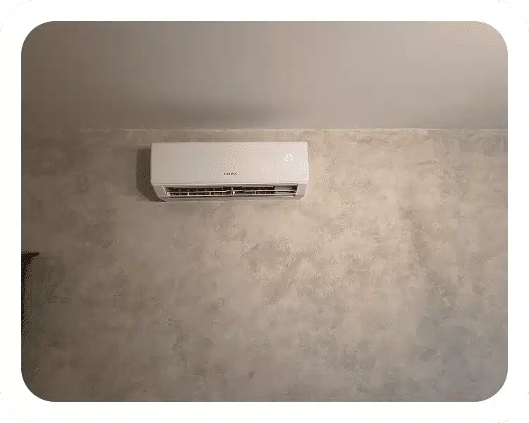 unité intérieure Heiwa Zen+ avec climatisation Wi-Fi installée à Meyzieu